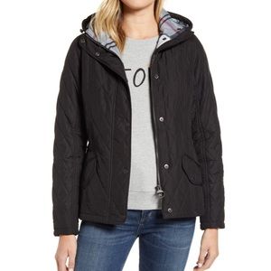 Barbour Millfire quilted jacket with hood